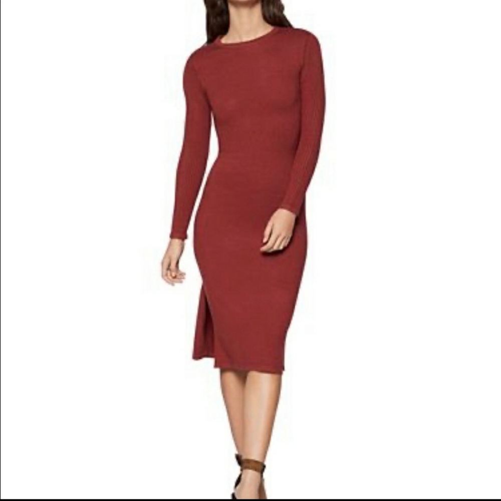 BCBGeneration burgundy sweater dress
